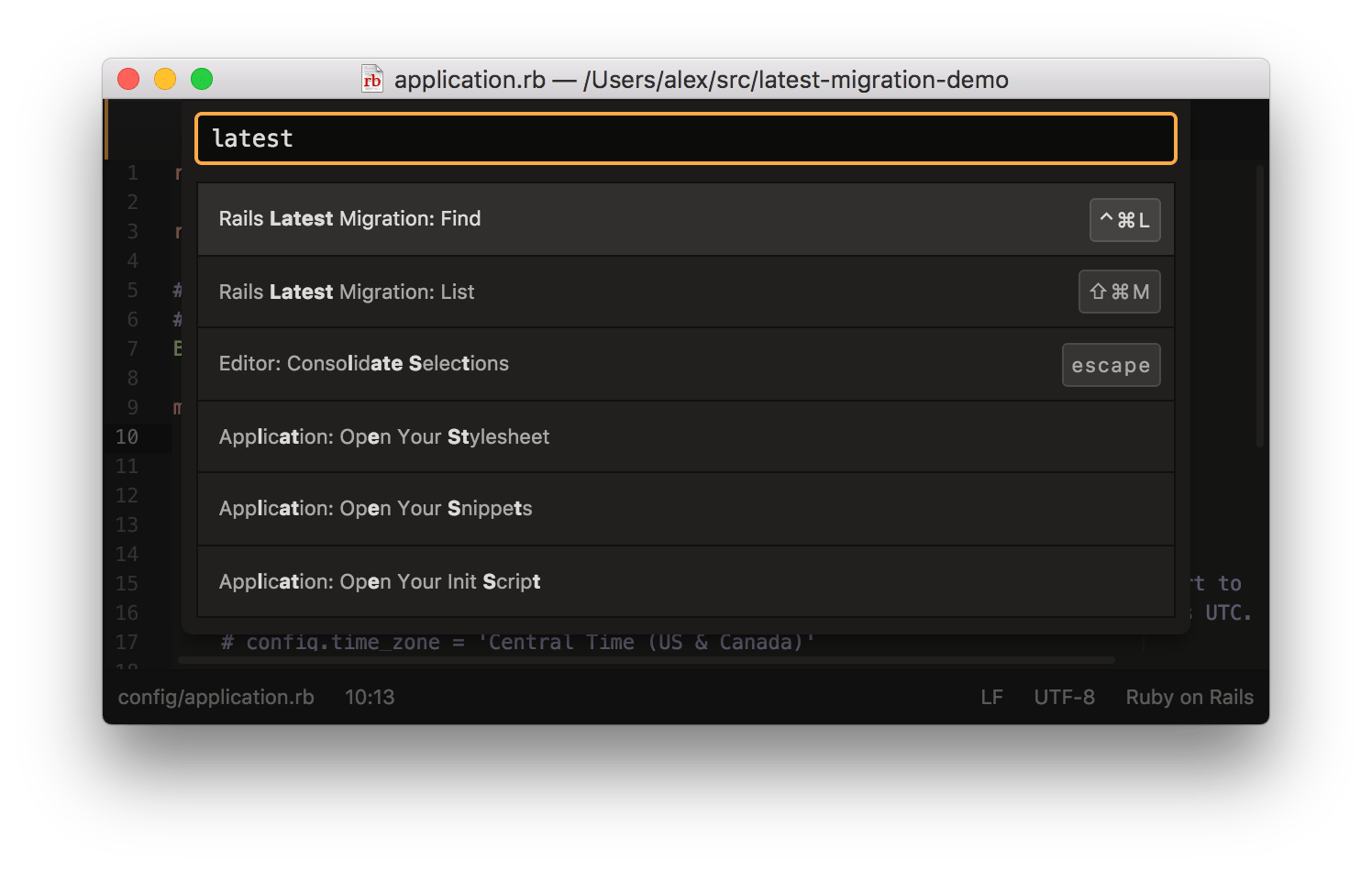 GitHub alexpls/railslatestmigrationatom Quickly open the latest