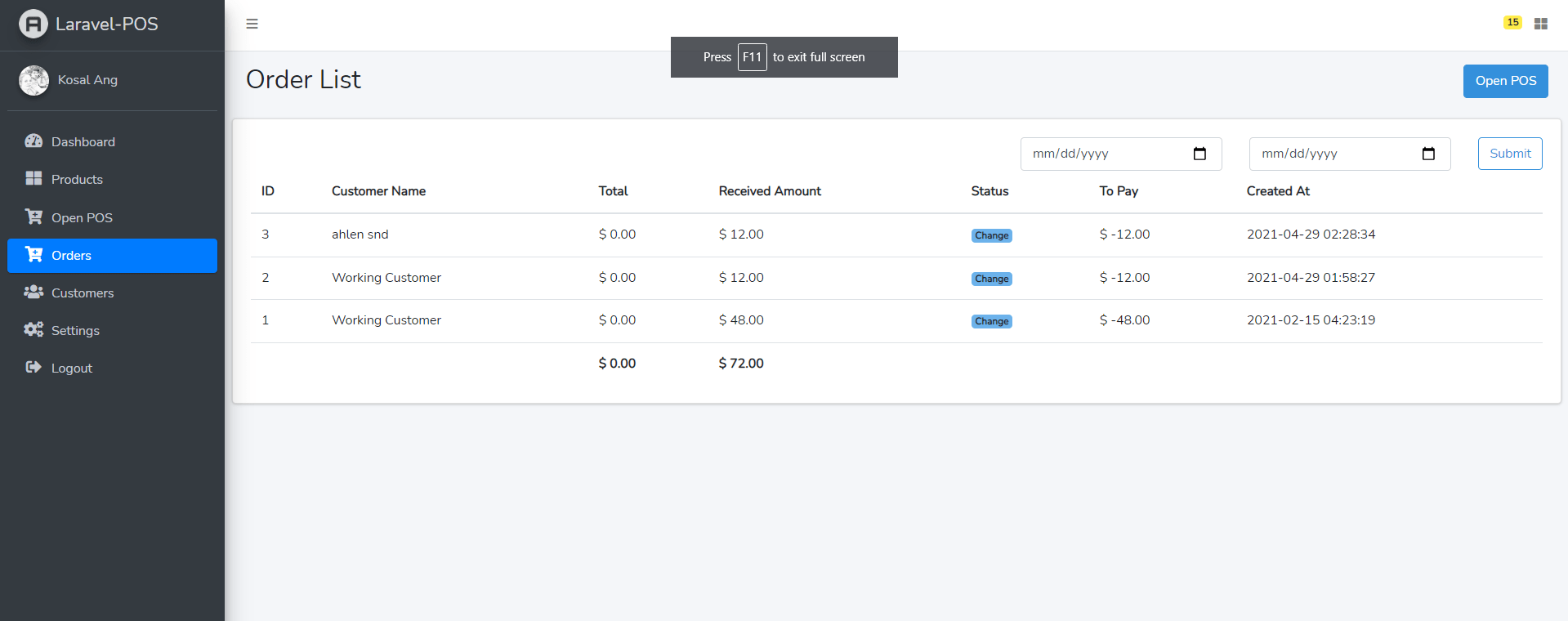 GitHub DivertSystems/POSSample1