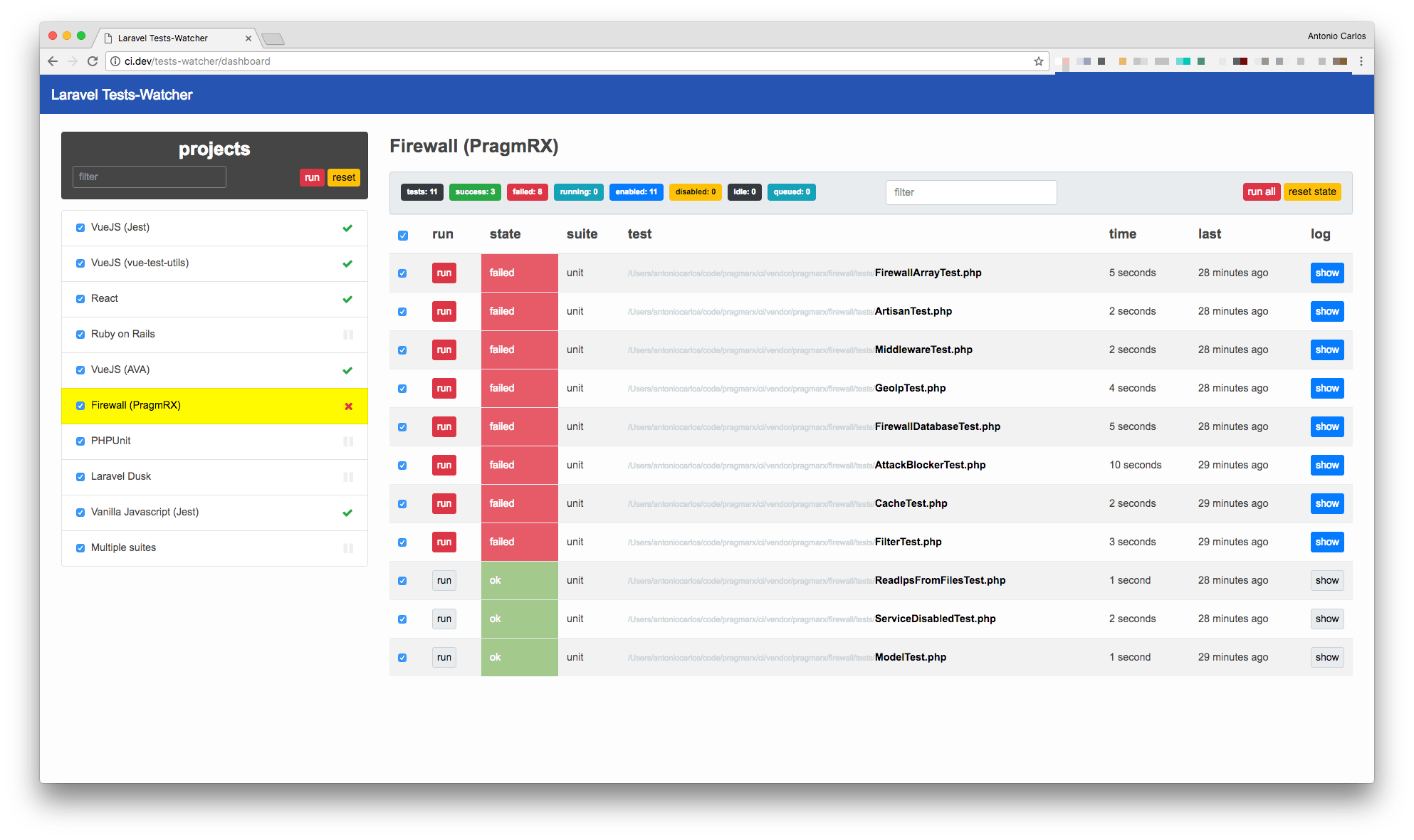 GitHub antonioribeiro/tdddstarter Laravel TDDD Starter App