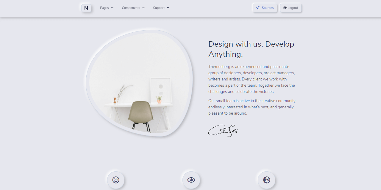 Flask App Neumorphism UI Kit AppSeed
