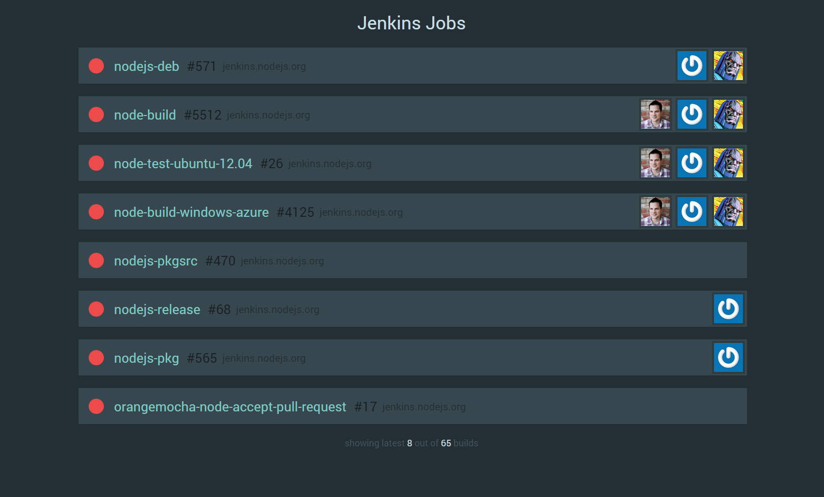 GitHub arcturial/jenkinsdash Jenkins Overview Dashboard