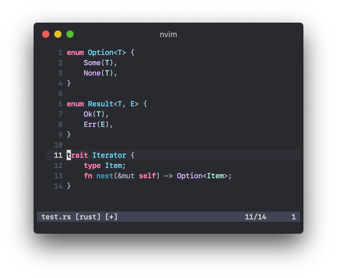 GitHub arzg/vimcolorsxcode Xcode 11’s dark and light colourschemes, now for Vim!