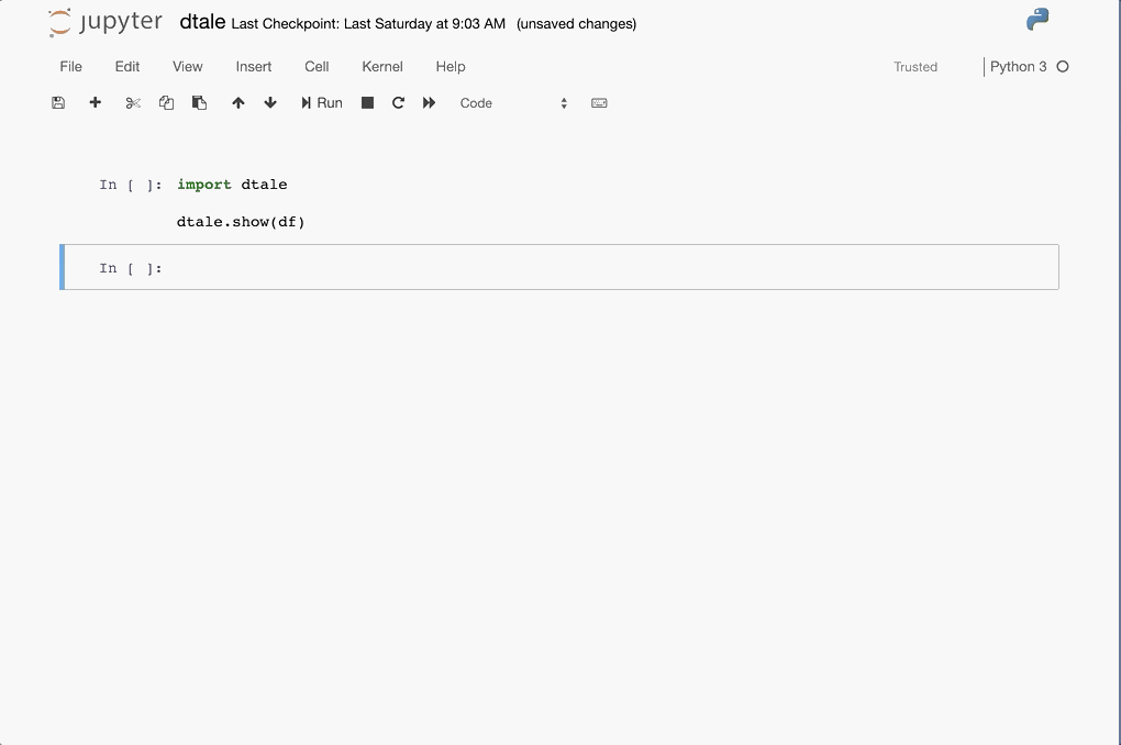 Bring your Pandas Dataframes to life with DTale