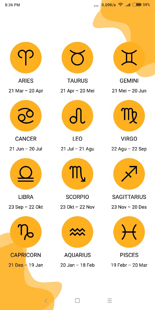 GitHub asengsaragih/AndroidHoroscopeApp Get horoscope data for today