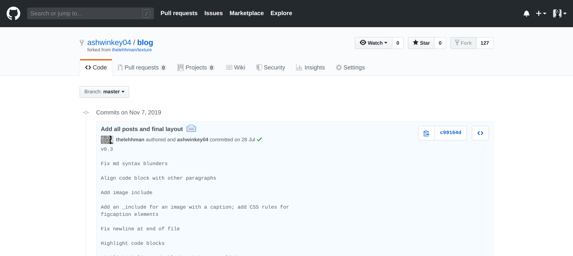 How I squashed commits in git