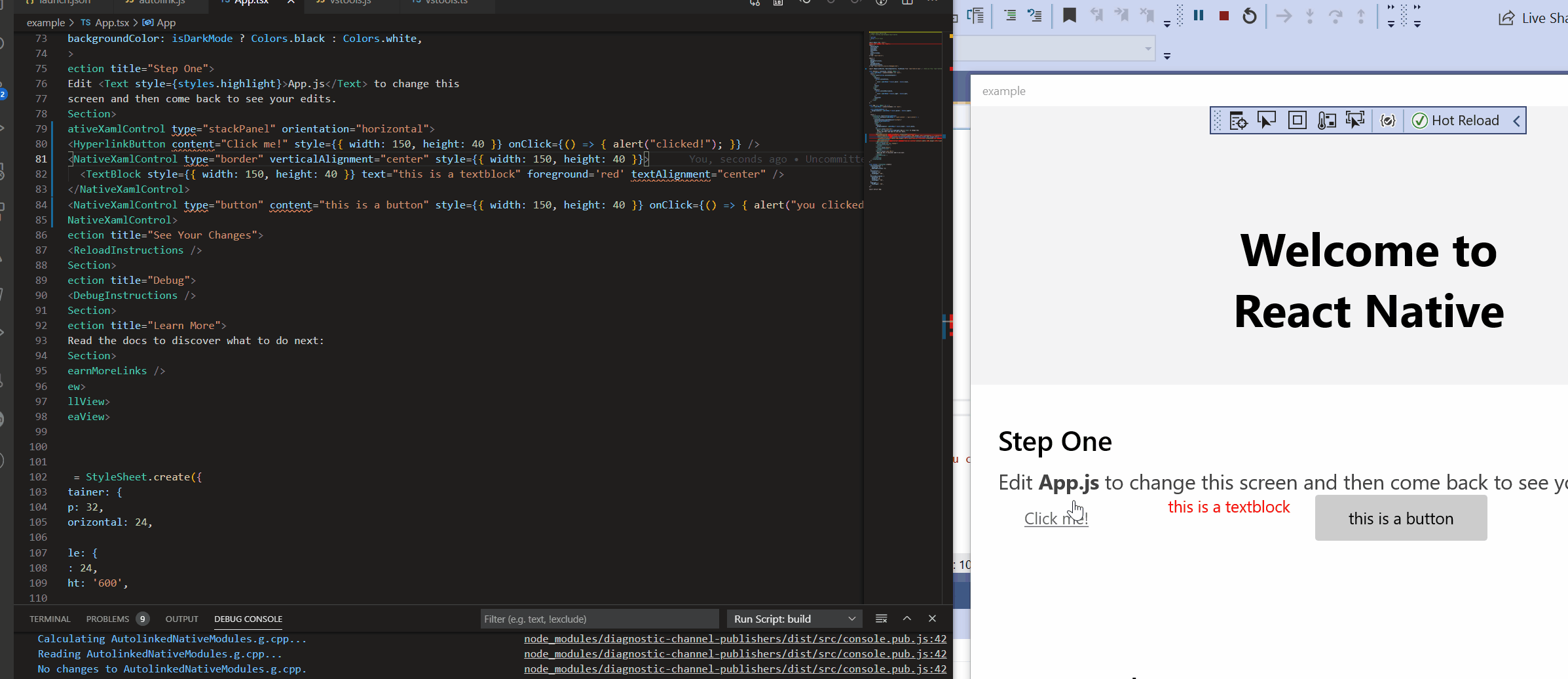A React Native Windows Module to Consume XAML Types