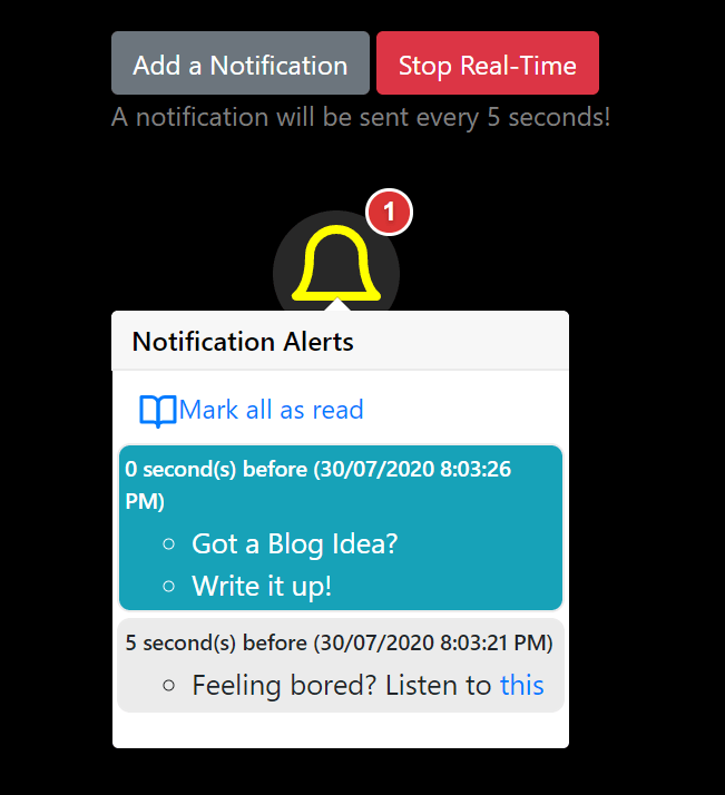 reactnotificationtimeline npm