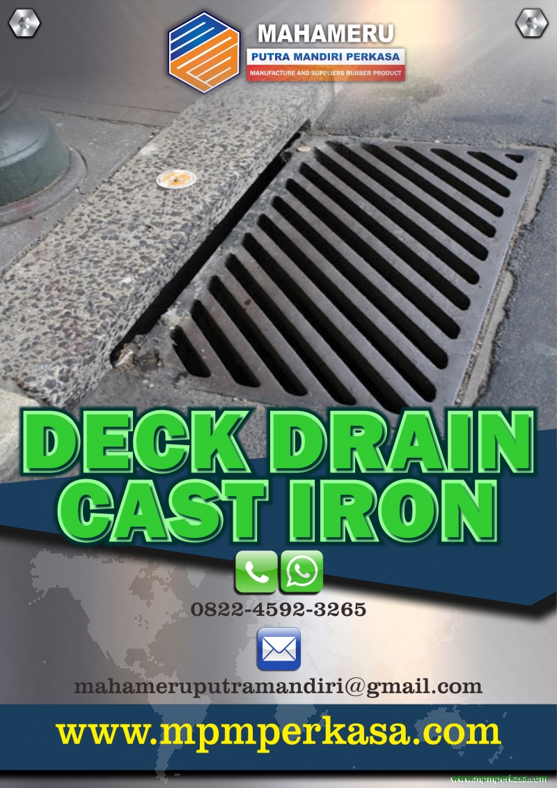 Deck Drain Straight 6 Inch ready Stock Deck Drain Fly Over Tlp/WA