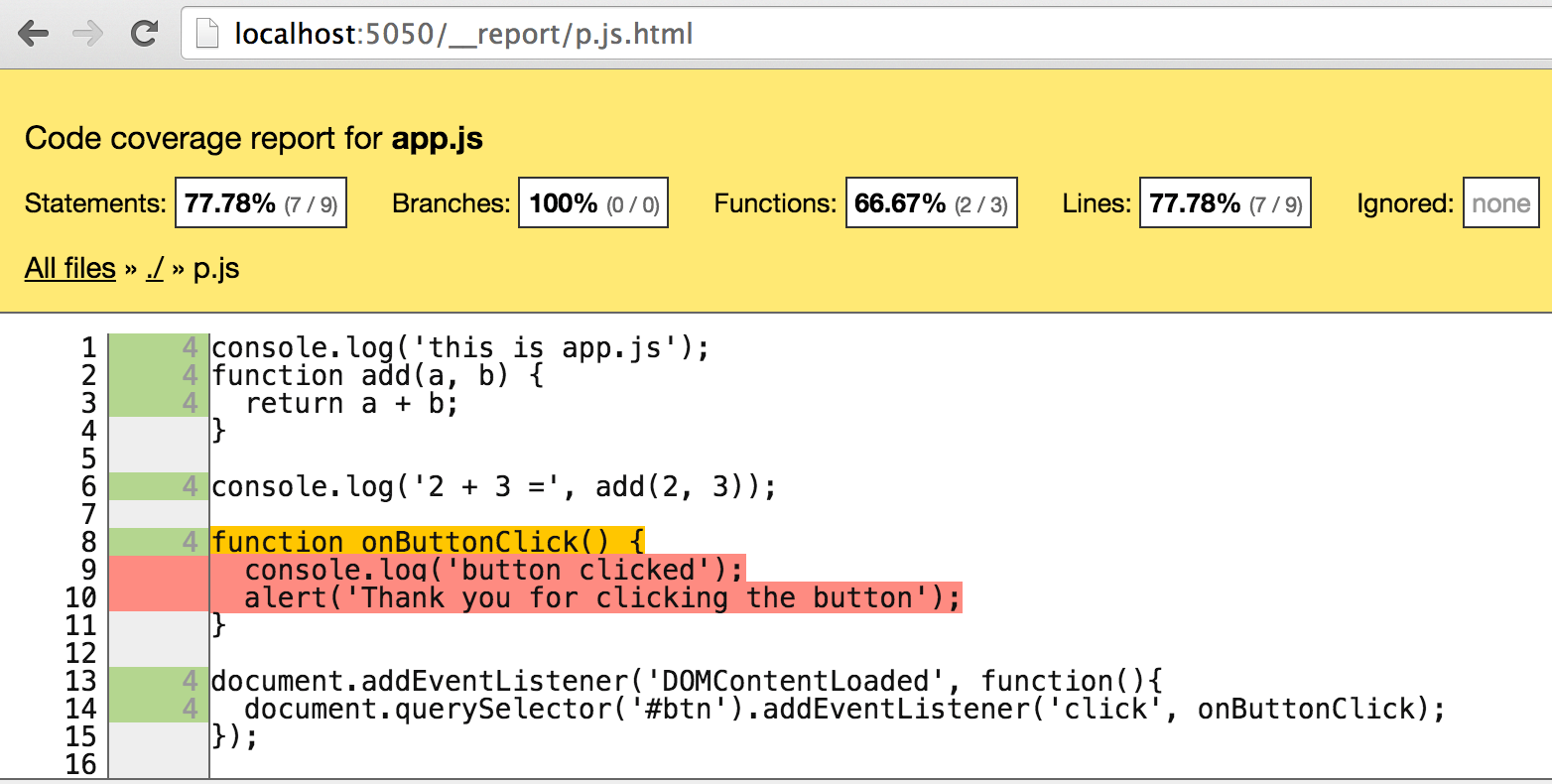 Code coverage proxy Better world by better software