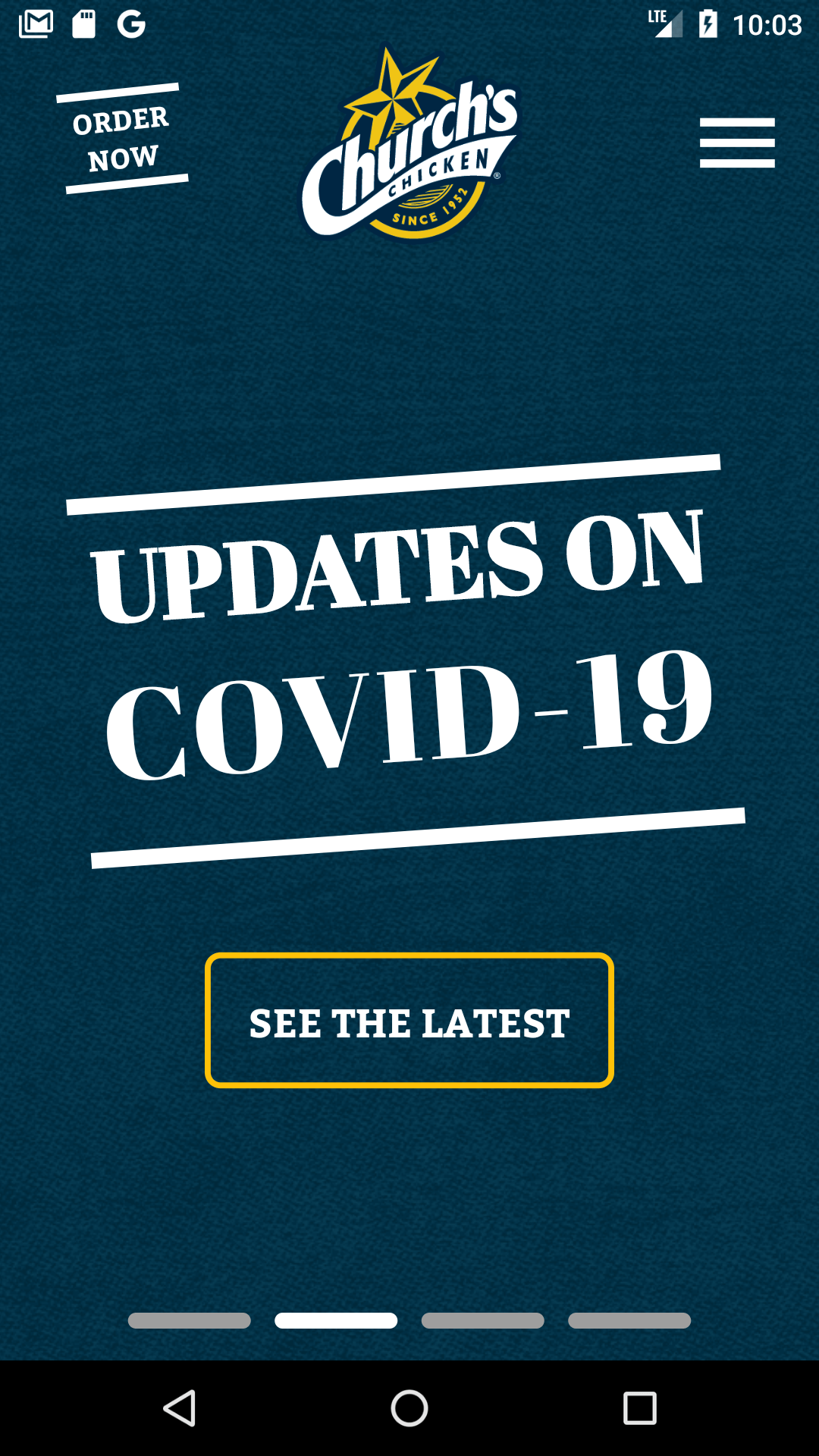 GitHub quocbao238/ChurchsChickenOderApp Church's Chicken App