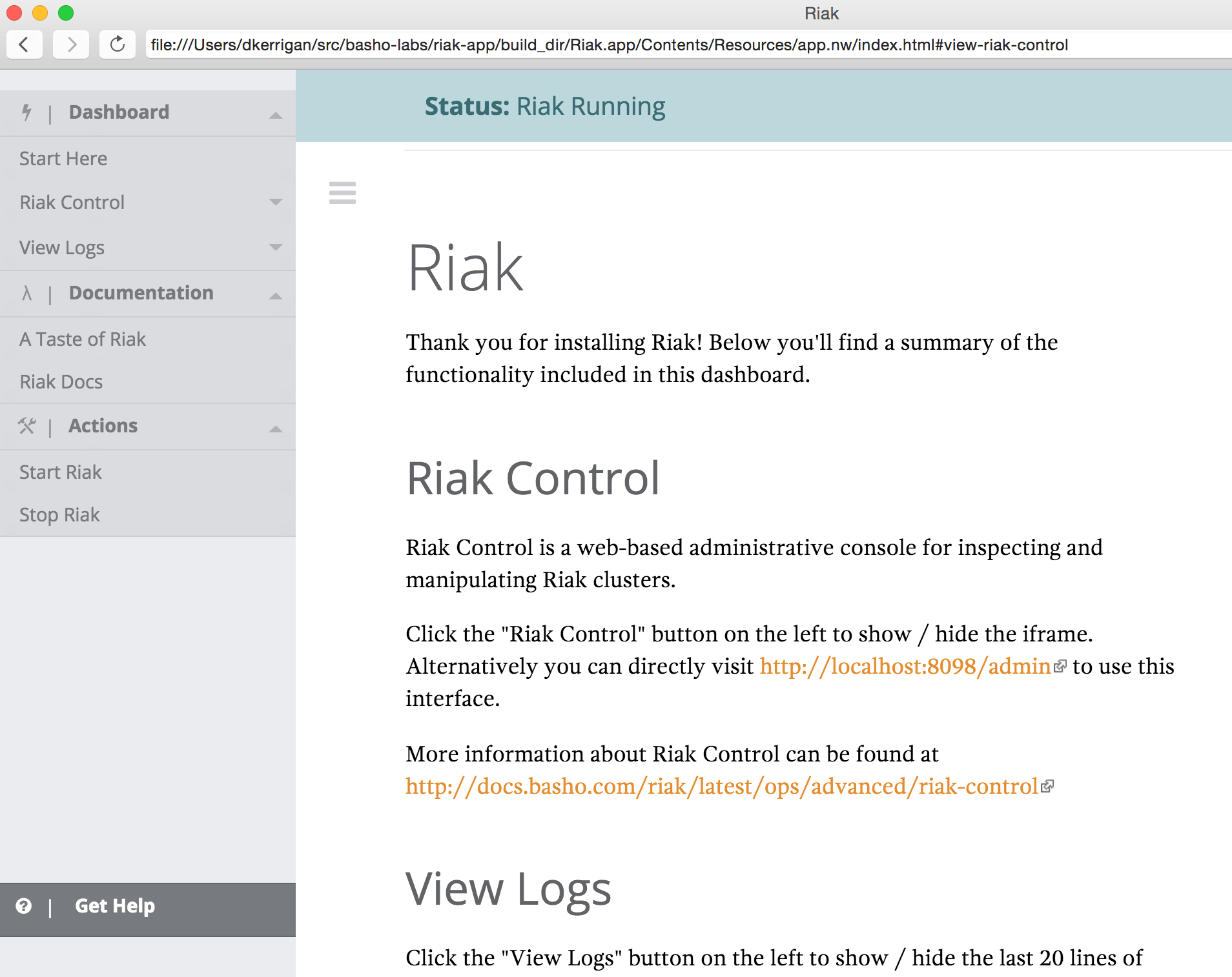GitHub glickbot/riakapp Riak App