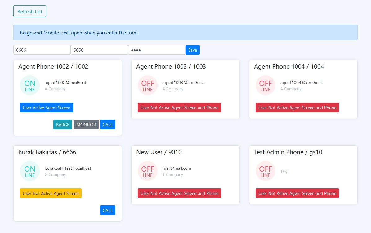 GitHub bbakirtas/viciphonelist List of phones connected to the server