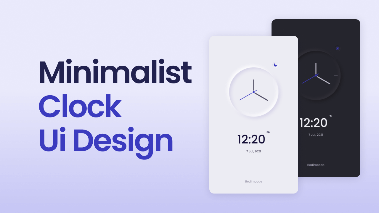 Responsive Clock Ui