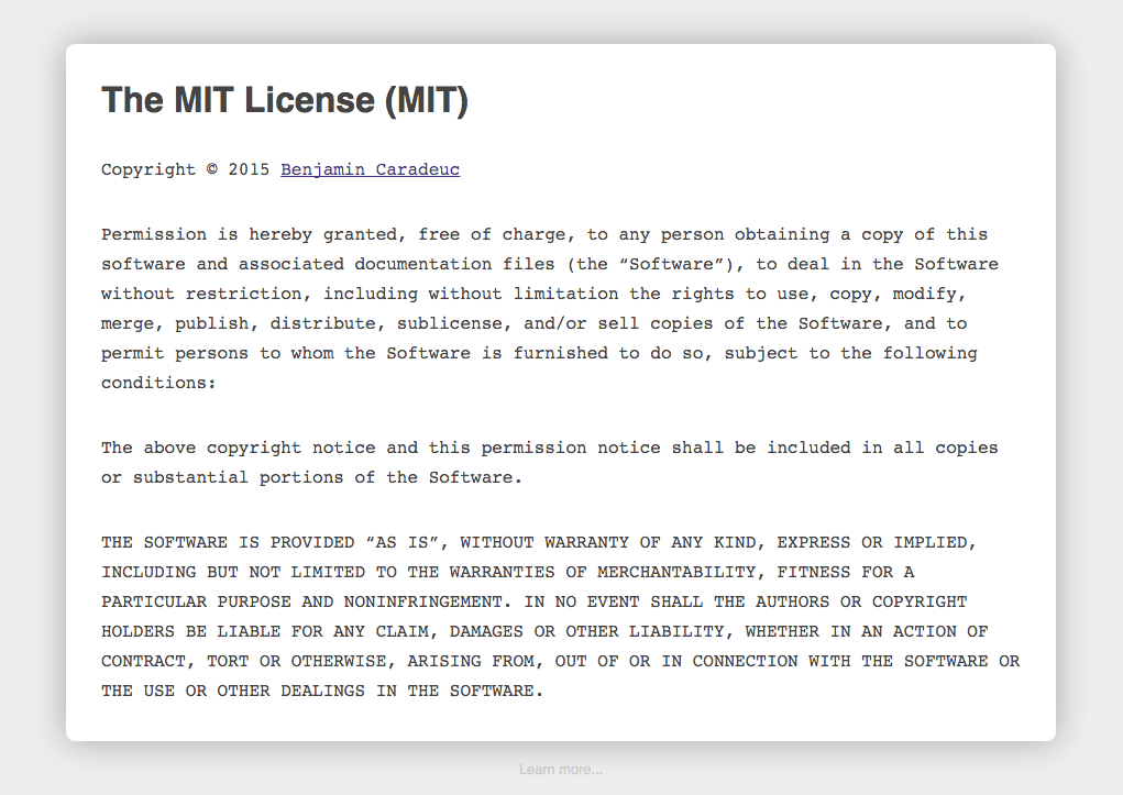 MIT license JapaneseClass.jp