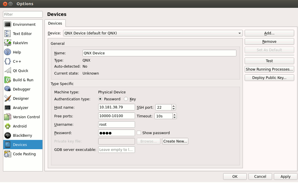 Setting up Qt Creator for QNX Neutrino OS Qt Wiki