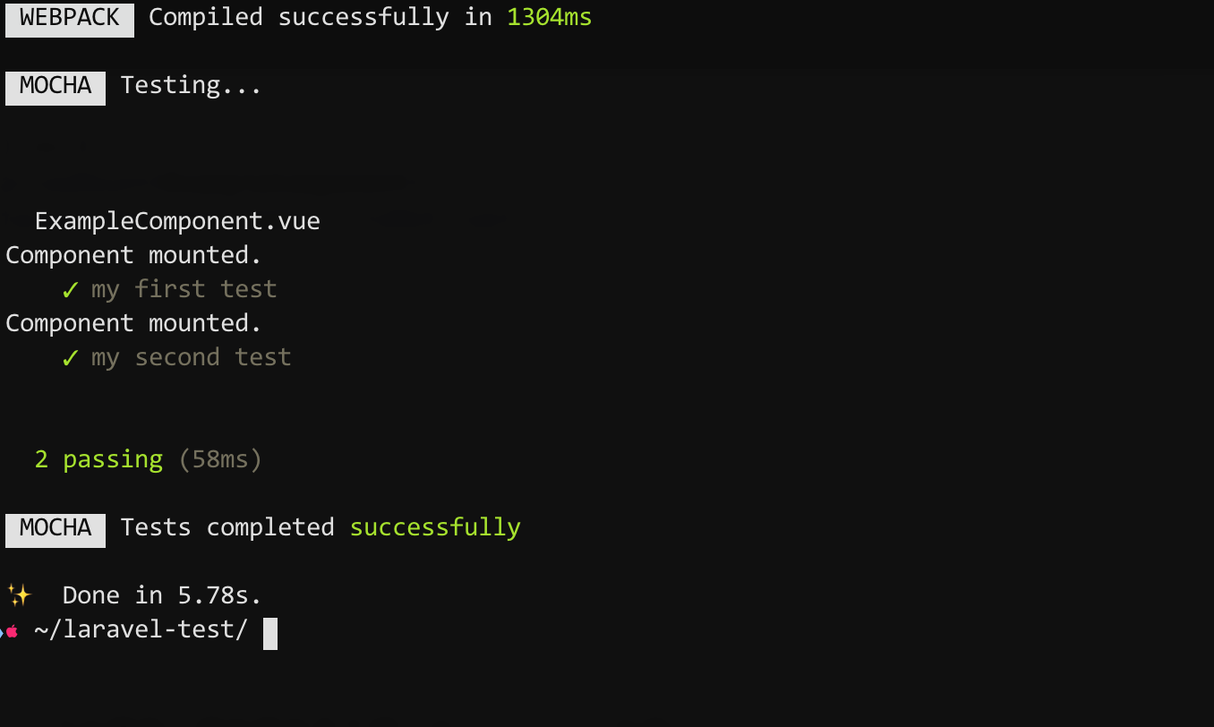 GitHub bolechen/laravelvuetestusemochanyc Integrate Mocha and