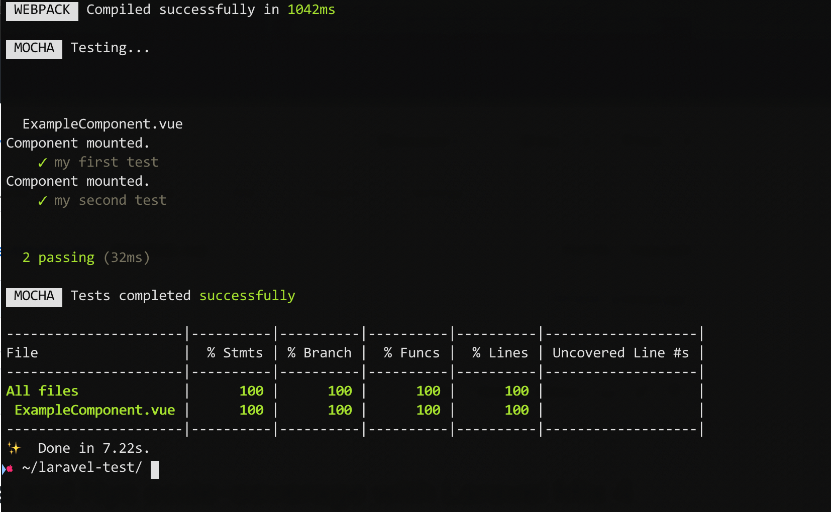 GitHub bolechen/laravelvuetestusemochanyc Integrate Mocha and