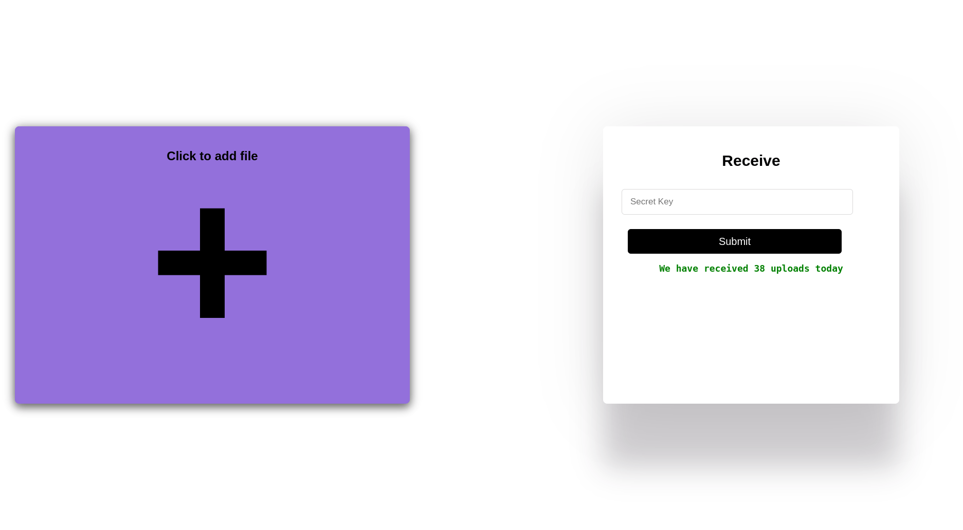 GitHub botalert/Fileshare File sharing web app