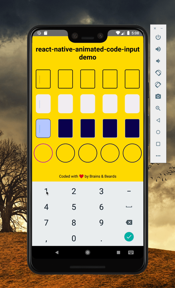 Reactnativeanimatedcodeinputtext NPM npm.io