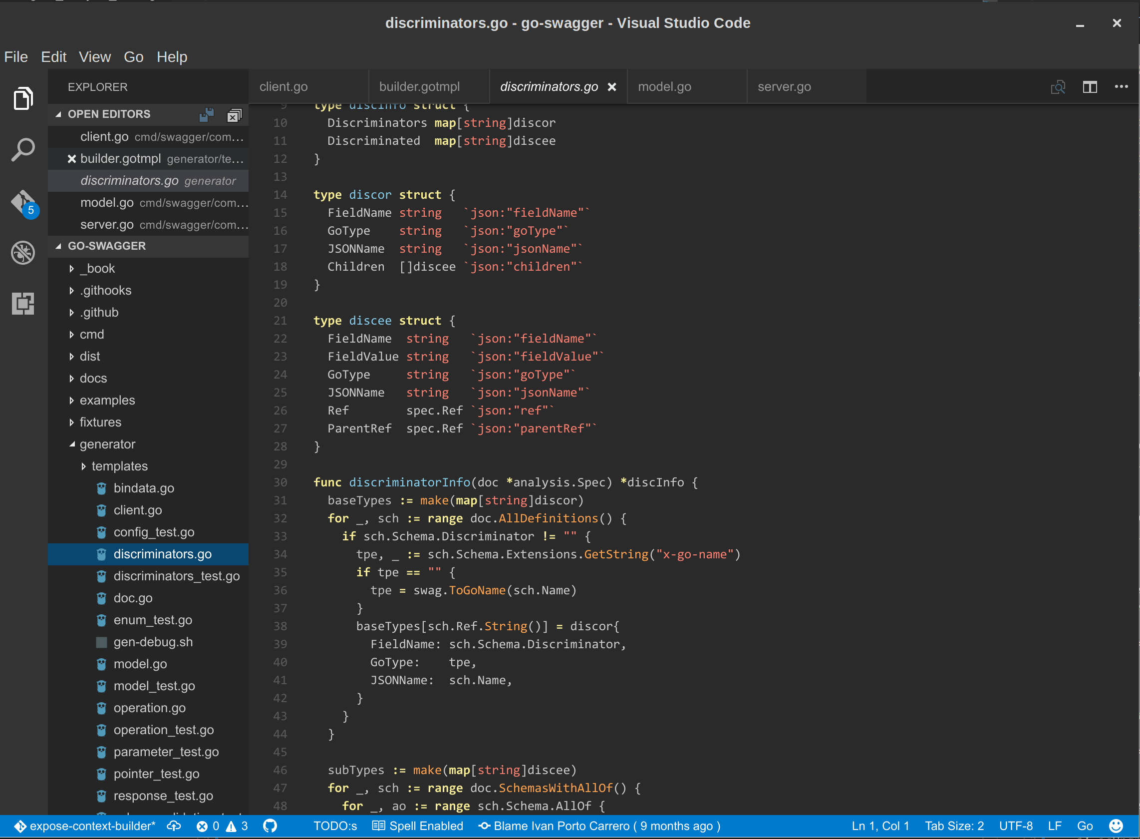 Golang write json to file pretty