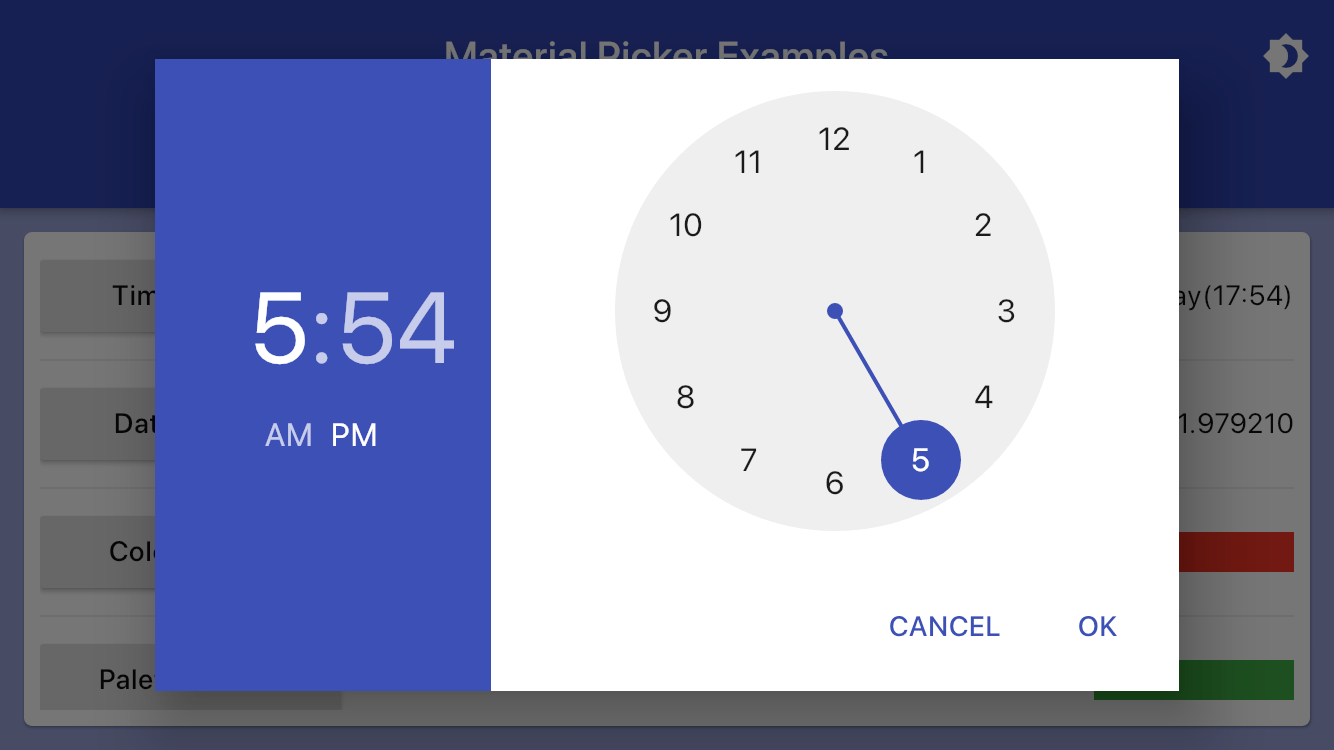 A flutter package for displaying common picker dialogs