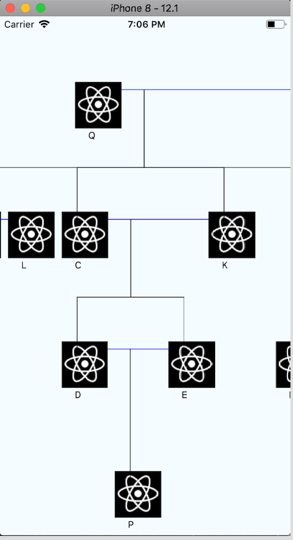 React Native D3 Tree Graph