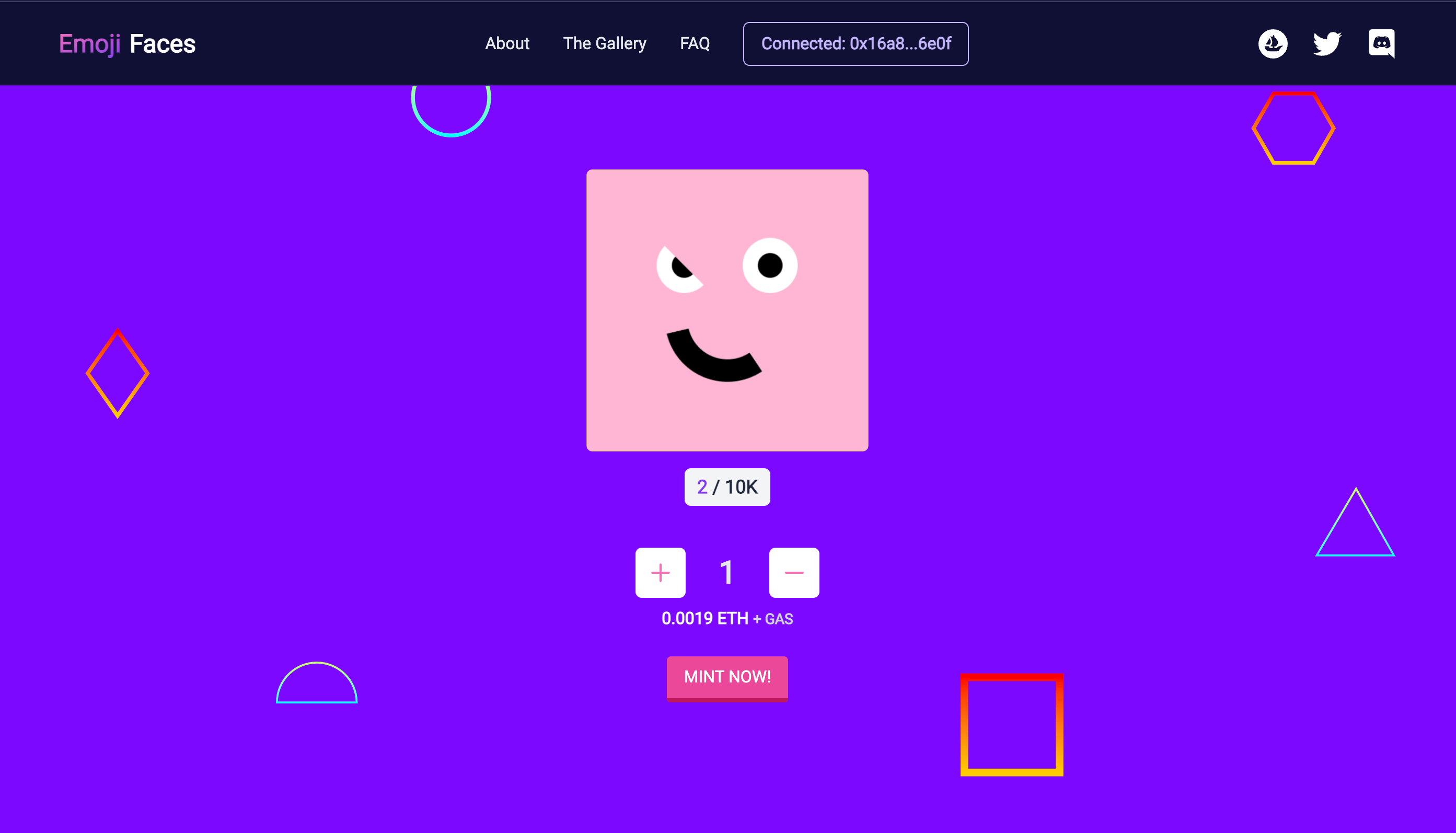 Youtube Tutorial showcasing how to create a fullstack NFT mingint dapp