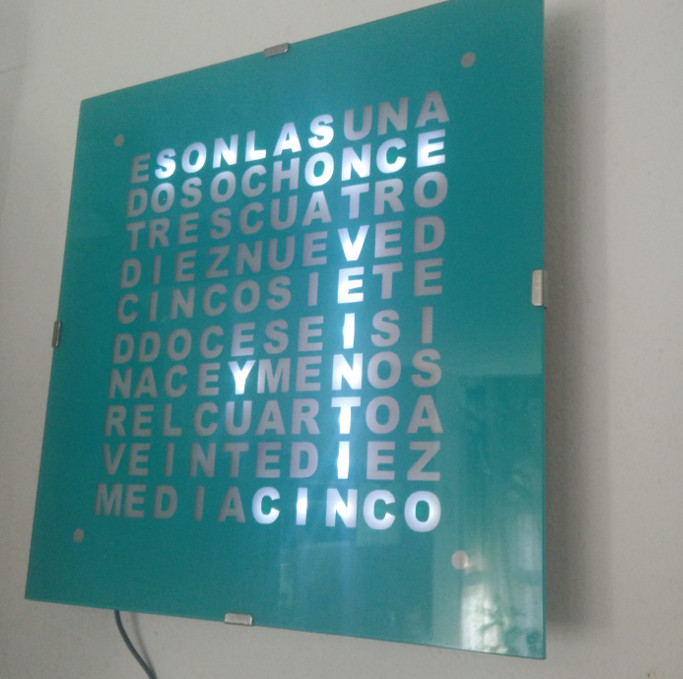 GitHub conejoninja/WordClock Spanish word clock with arduino