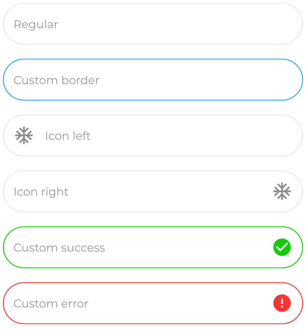 Input Group Now UI Flutter Creative Tim