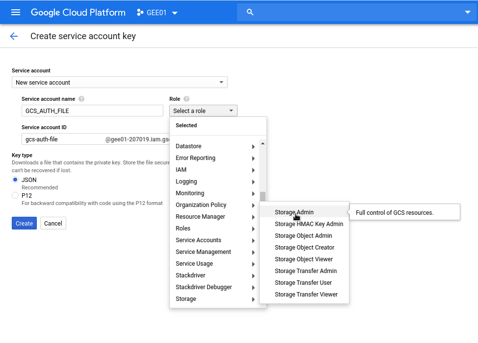 GitHub csaybar/GCS_AUTH_FILE.json Create a valid authentication json