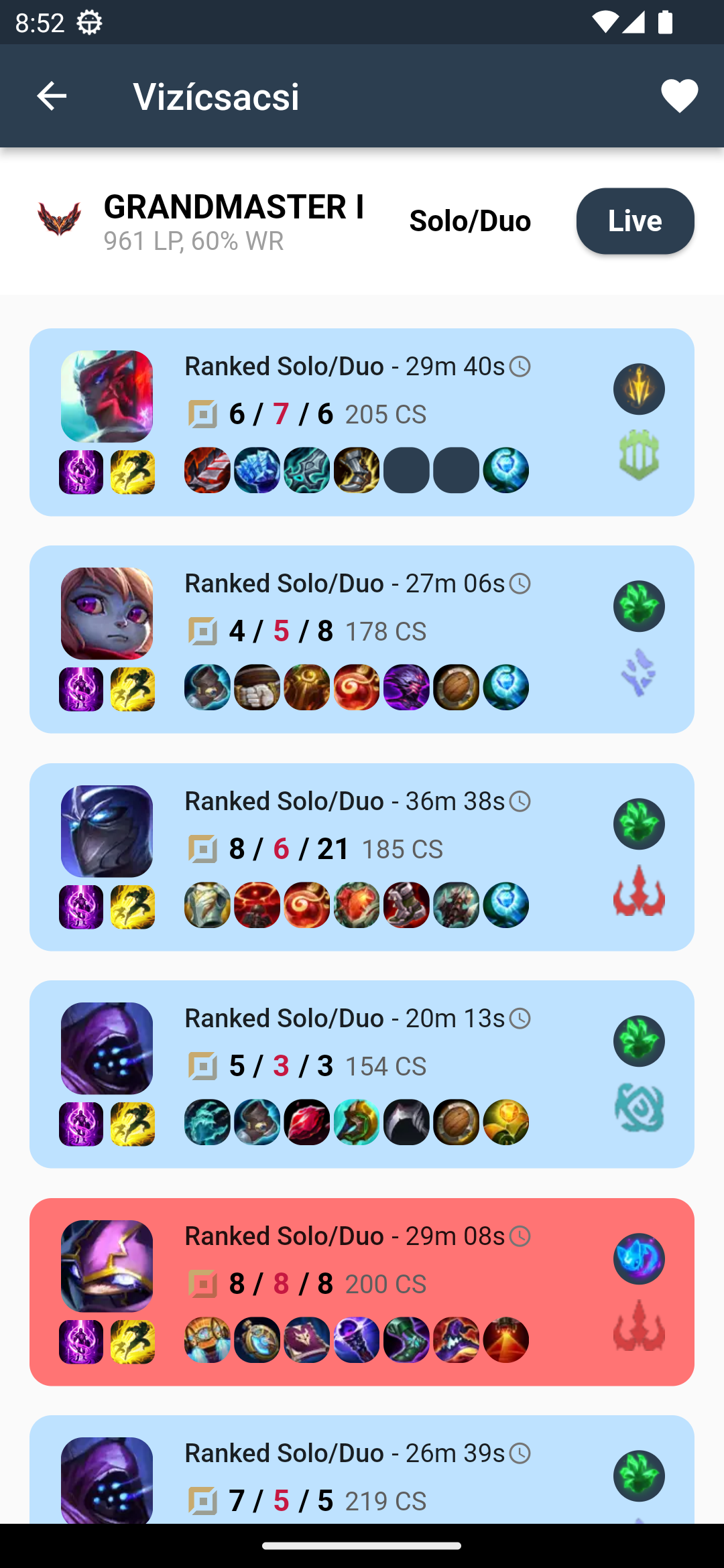 A companion app for League of Legends players that allows them to