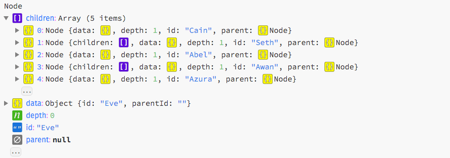 d3.js In d3 4.0, how can I get extra data from the stratified object