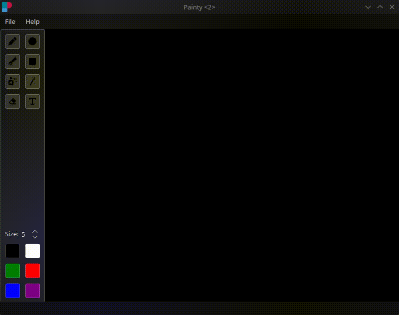 GitHub daninouai/Painty Paint app using OpenGL and Qt