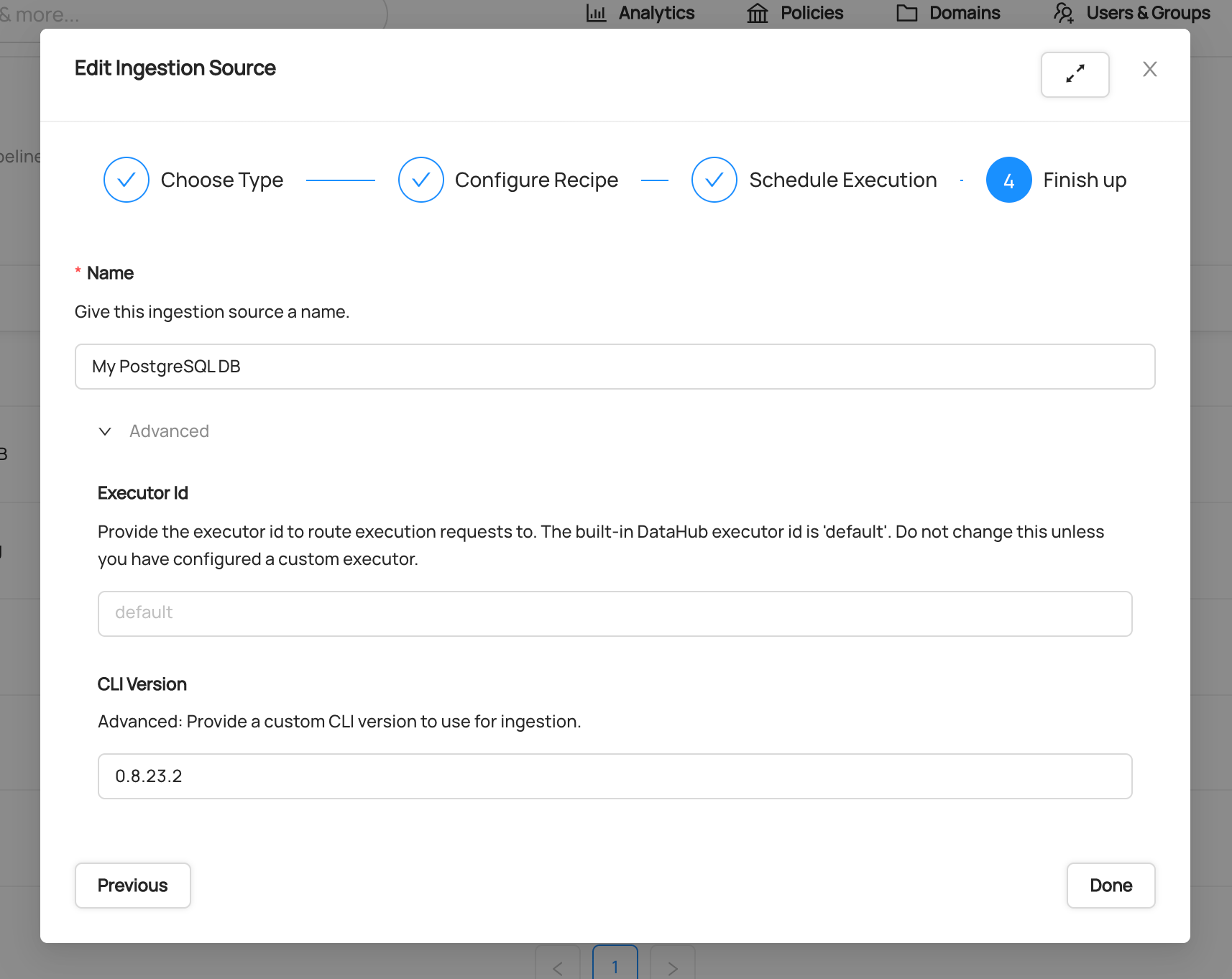 Datahub Ingestion CLI Guide — Restack