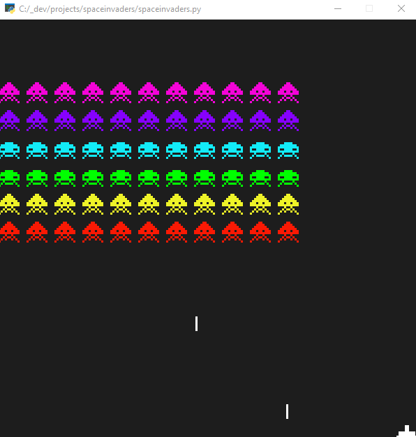 GitHub davidejones/spaceinvaders clone of space invaders game built