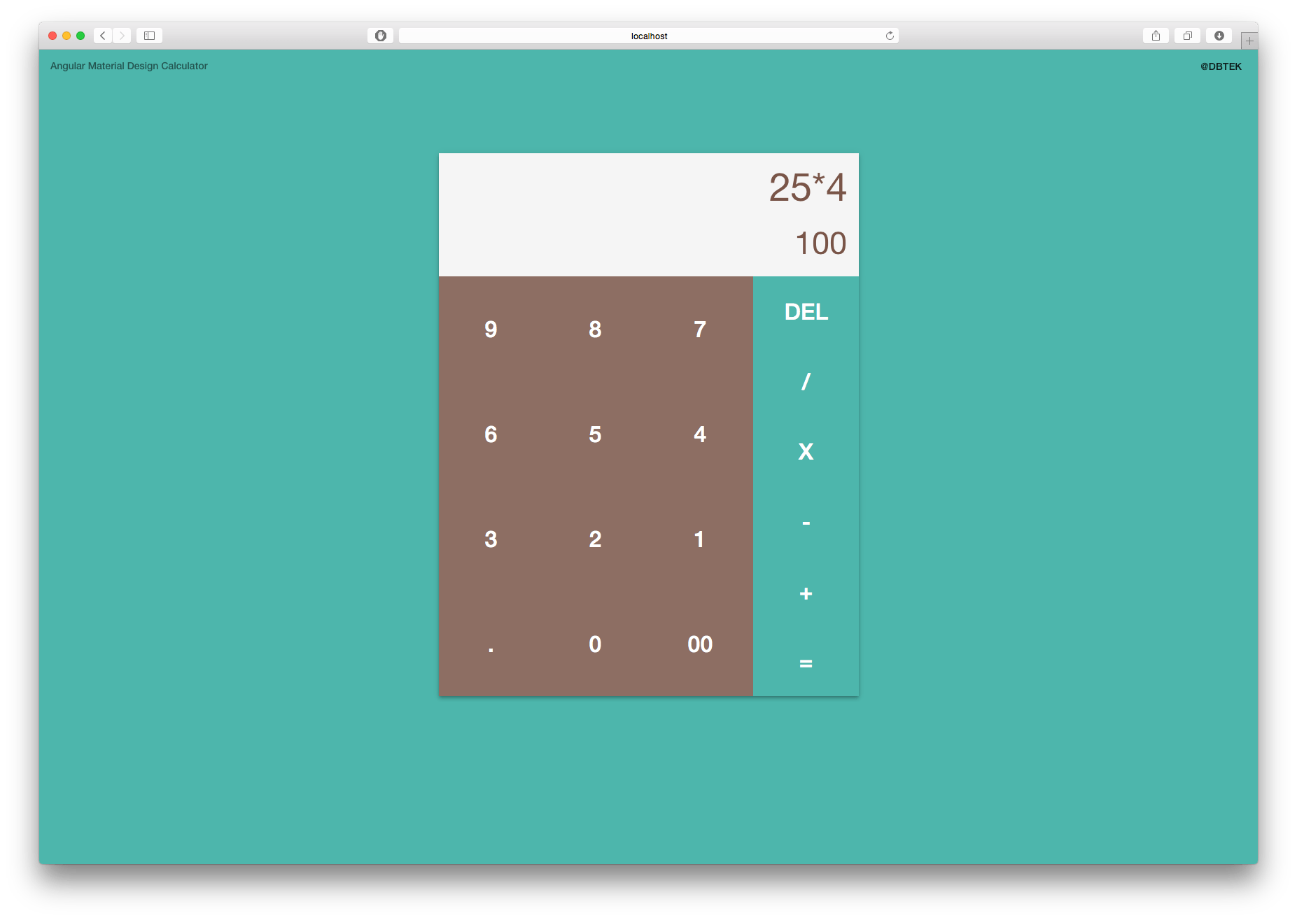 GitHub dbtek/angularmaterialcalculator Sample AngularJS calculator