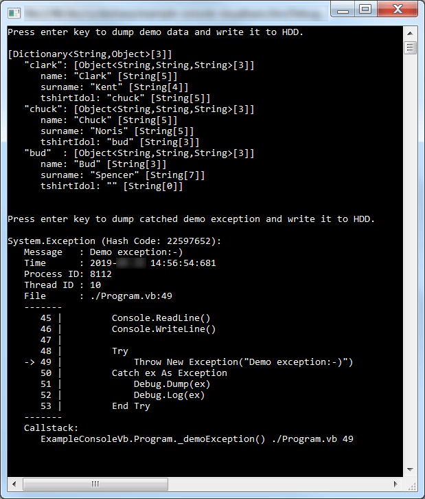 GitHub debugsharp/exampleconsolevisualbasic Basic console