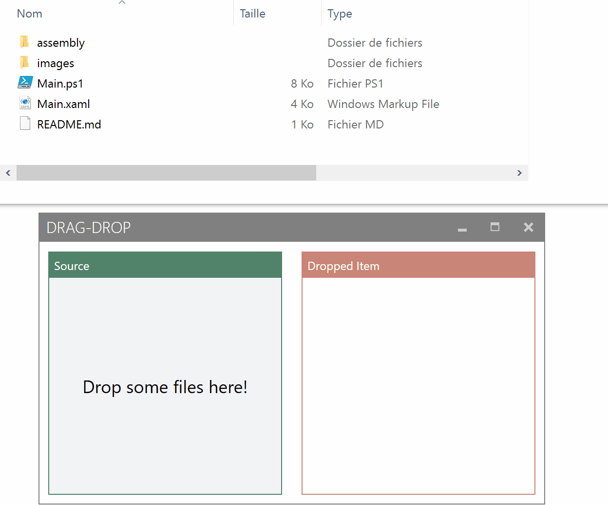 GitHub dev4sys/DragAndDropFiles Drag and Drop files onto a WPF application