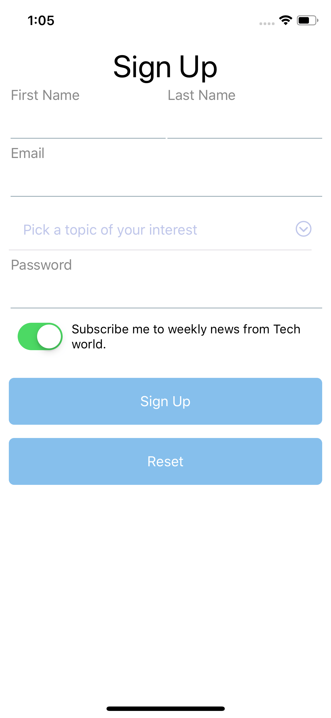 reactnativeform4u npm