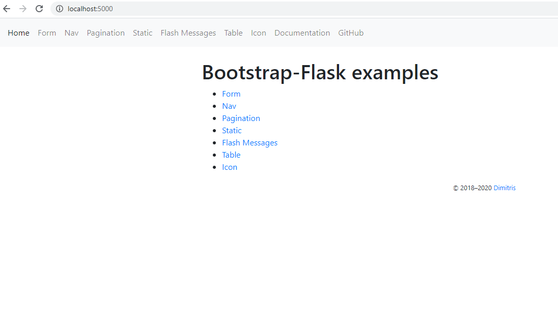 GitHub dimitris1ps/flaskApp Flask app with bootstrap
