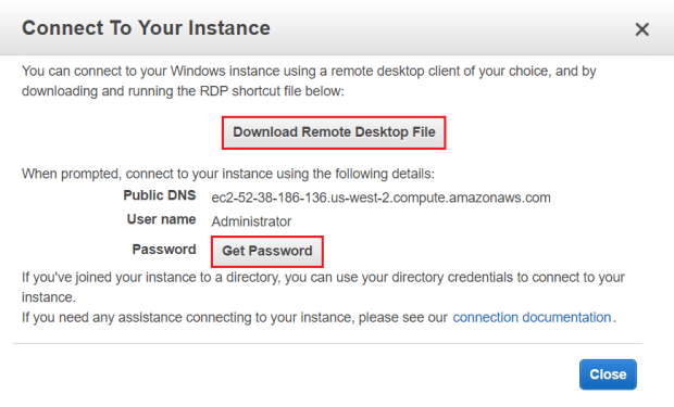 Connect To Your Instance