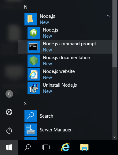 Node.js Command Prompt