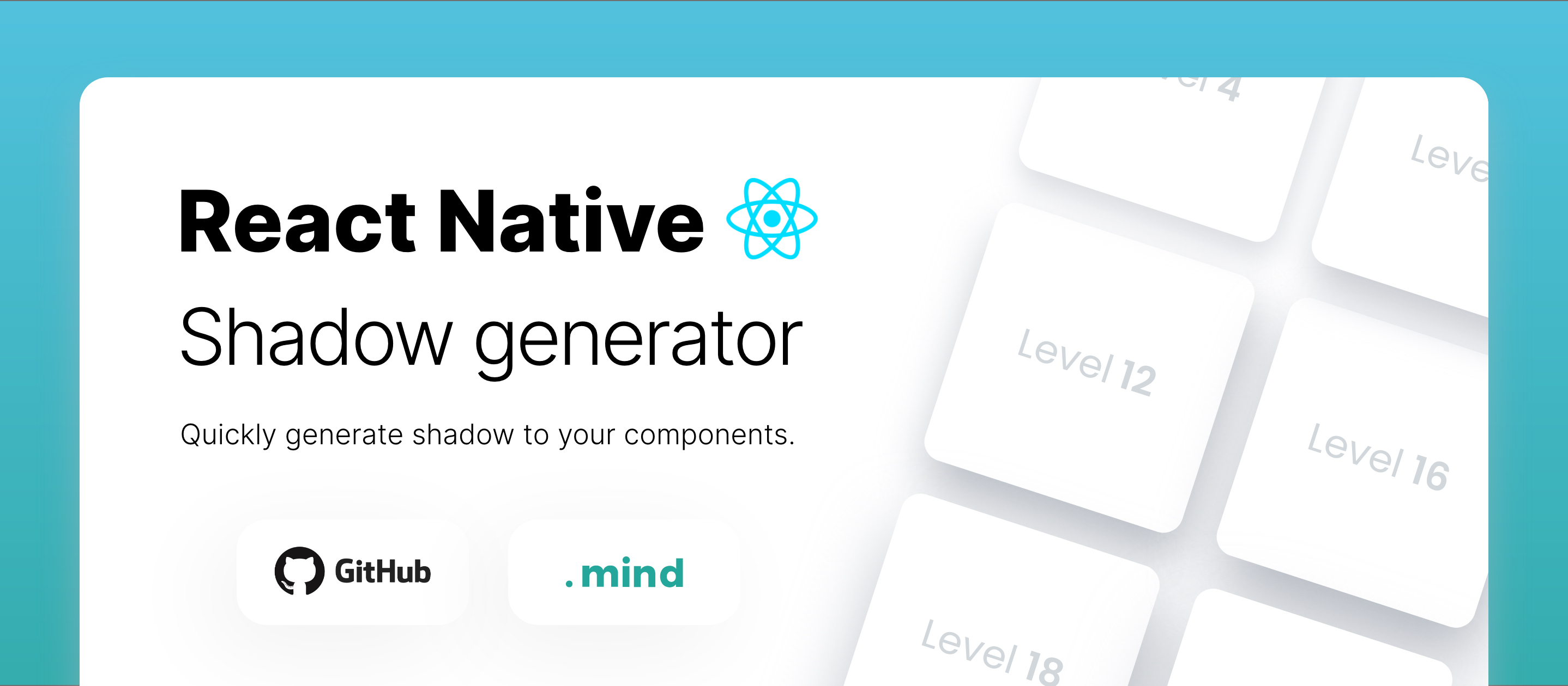 Rn Shadow Generator React Native Shadow Generator is a tool to