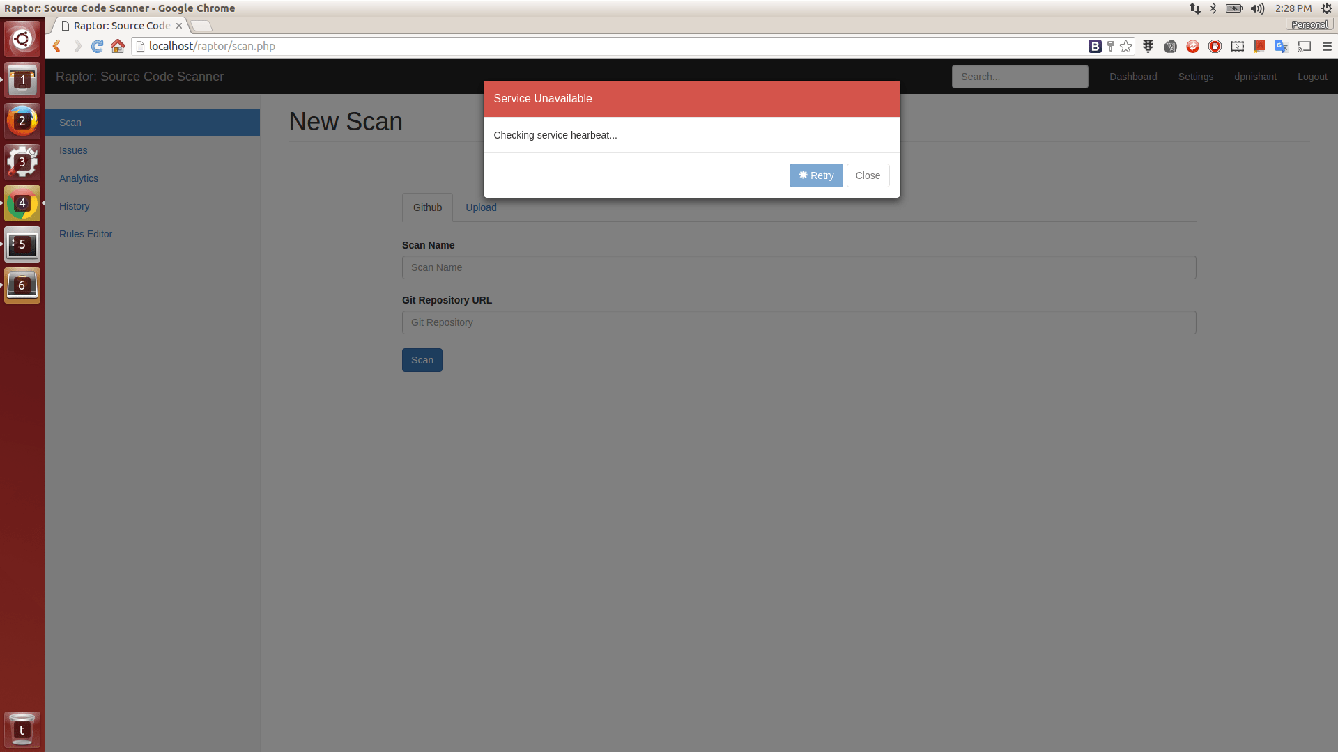 raptor Webbased Source Code Vulnerability Scanner • Testing
