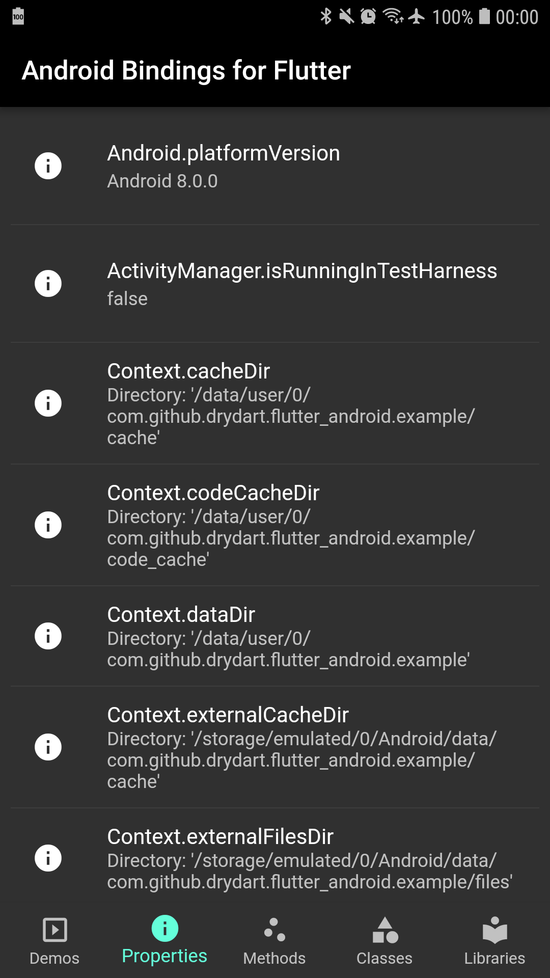 Android bindings plugin for Flutter