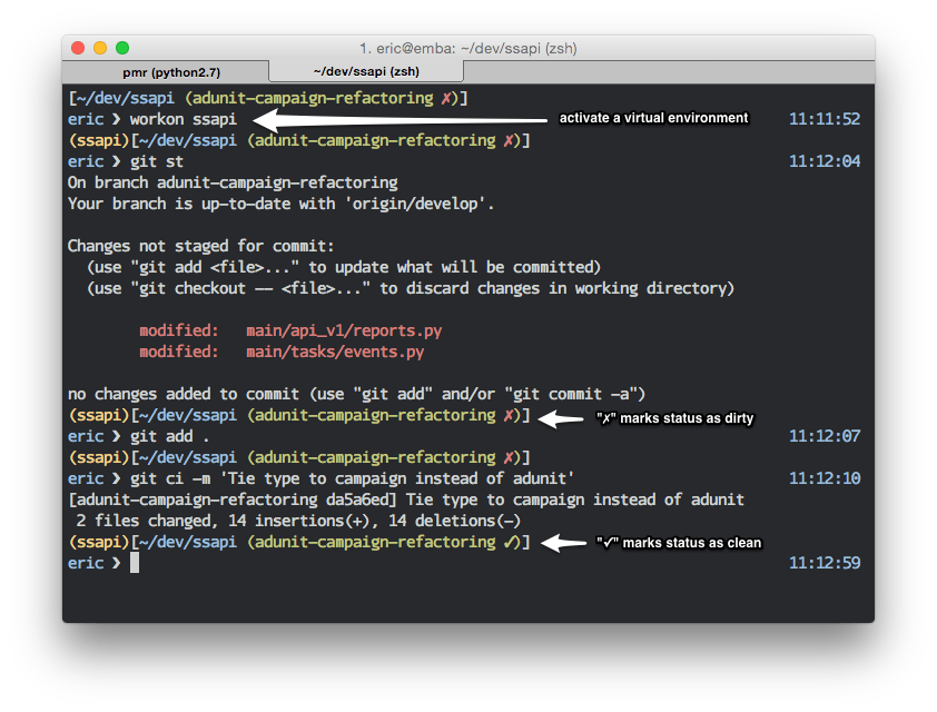 GitHub ehamiter/lomaxzshtheme Clean, concise theme for zsh