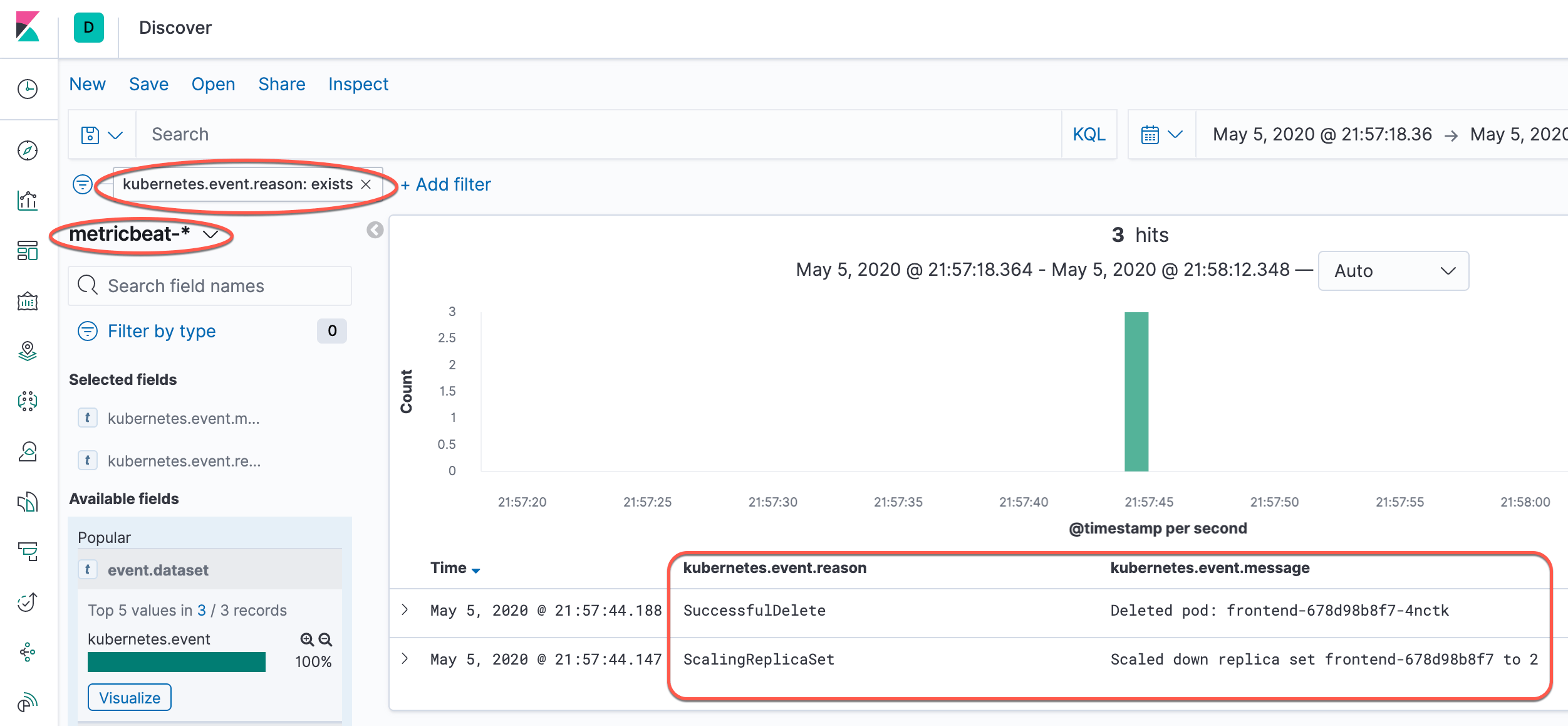 Example Add logging and metrics to the PHP / Redis Guestbook example