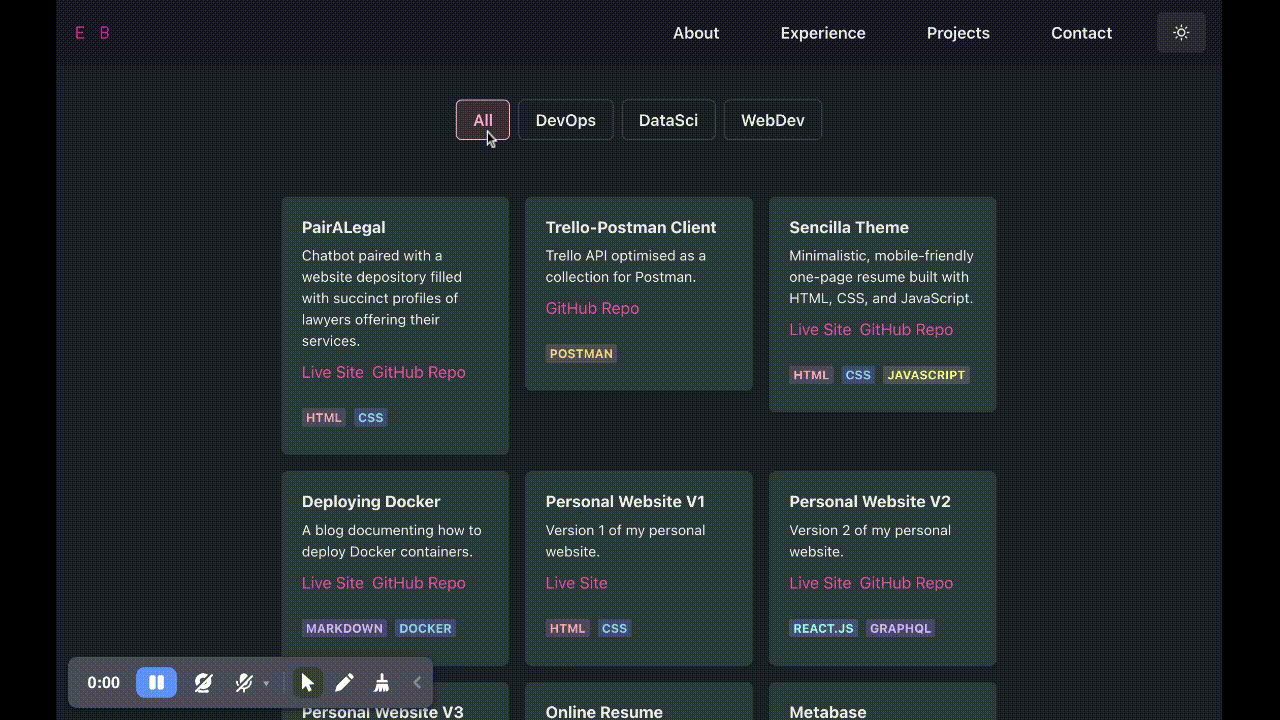 Portfolio Template built with React.js and Chakra UI Portfolio Template built with React.js and Chakra UI