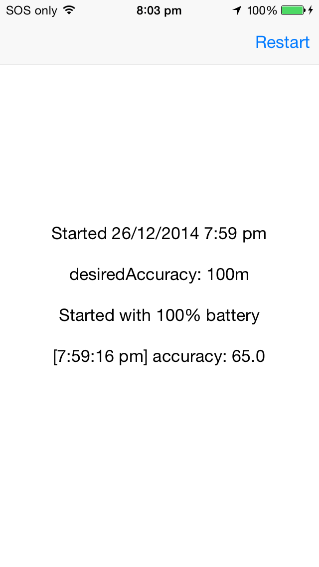 Ios Core Location Battery Meter