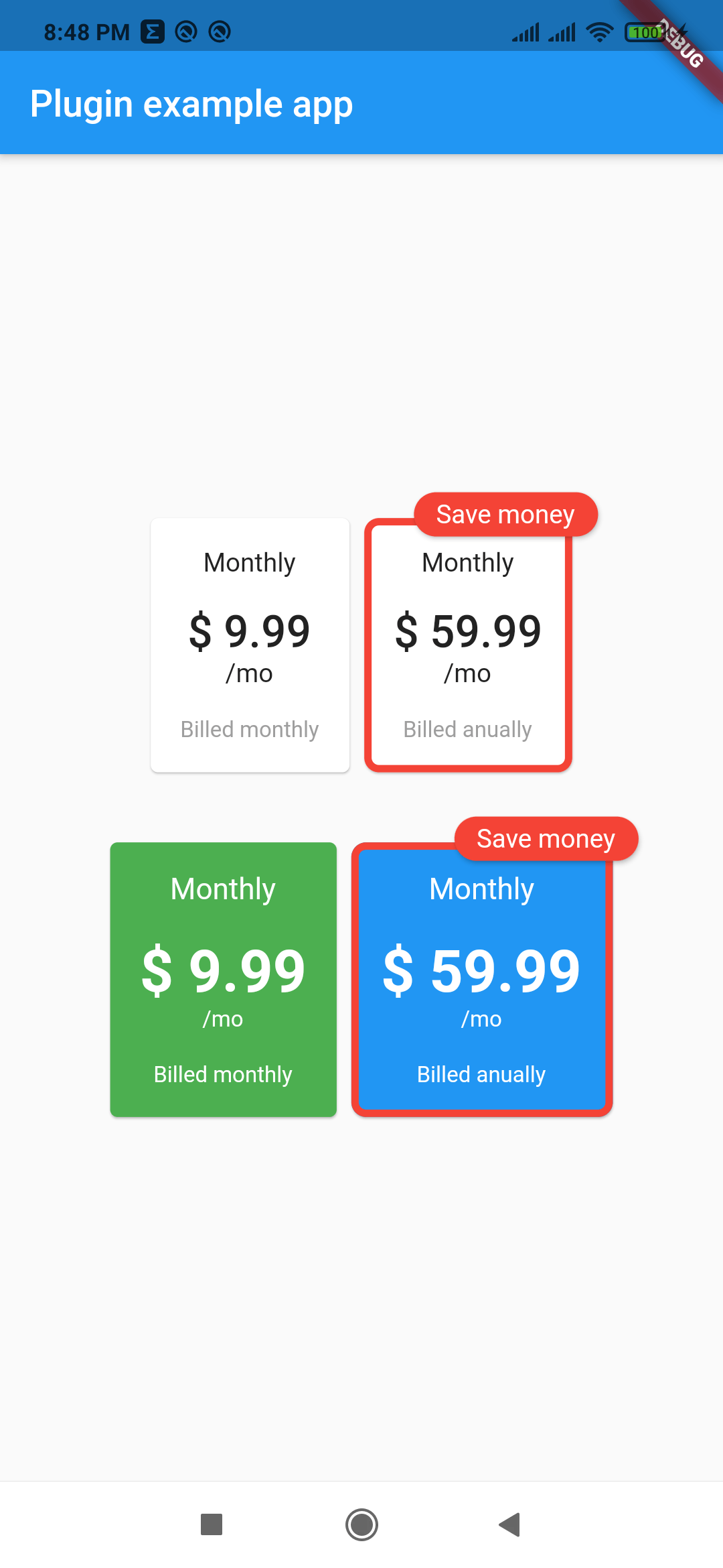 GitHub f2acode/pricing_cards Awesome pricing cards for you Flutter project 😎